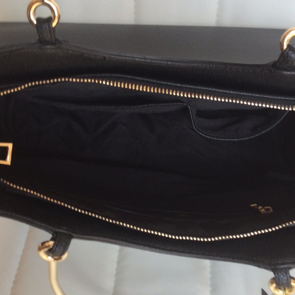 NWT Bebe Los Angeles Zsa Zsa Black Shopper - Picture 9 of 16